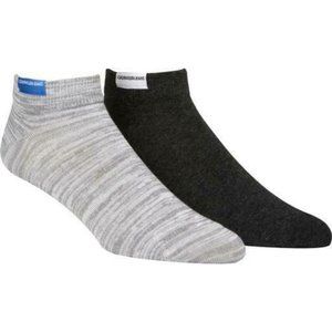 Calvin Klein Jeans Mens Socks Size 7-12 2PK Gray